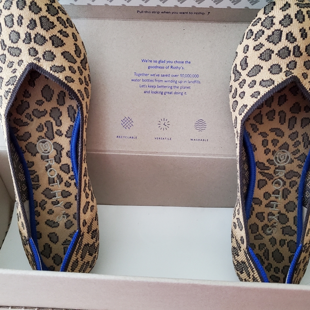 Rothys ballet flat. Leopard